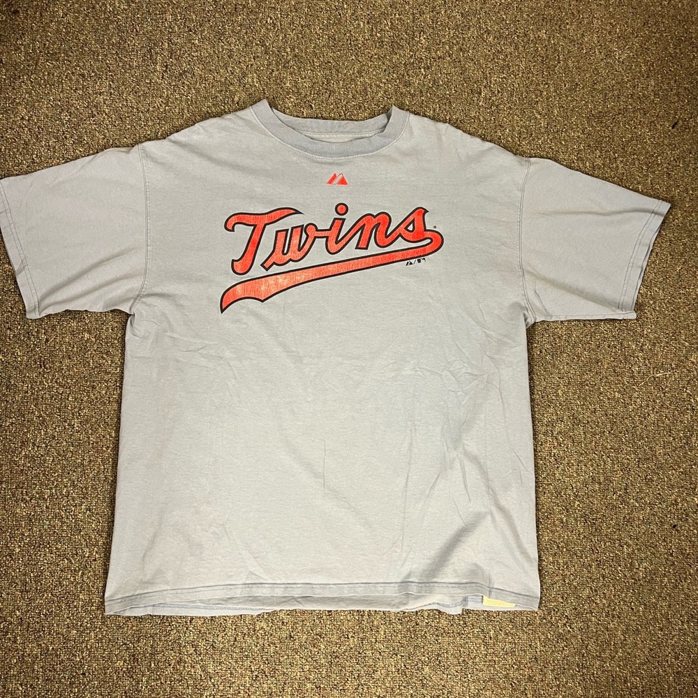 Minnesota Twins Baby Blue Vintage Tee